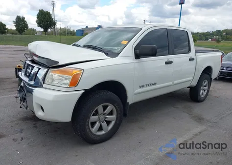 2010 Nissan Titan Se из США, поврежденный, VIN 1N6AA0EJ4AN311922